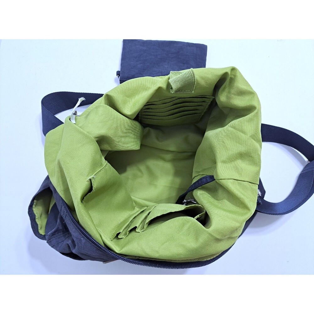 Baggallini Hobo Tote Bag Womens Medium Blue Nylon Crossbody Travel Hobo Purse - Picture 7 of 8